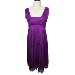 Saja Purple Silk Dress 6